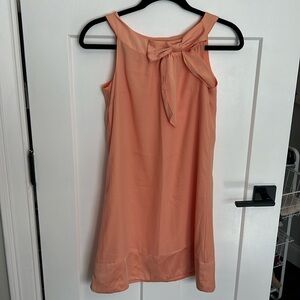 H&M peach swing dress.